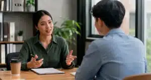 Peneliti melakukan wawancara mendalam untuk menggali pengalaman dan pemahaman di luar daftar pertanyaan.