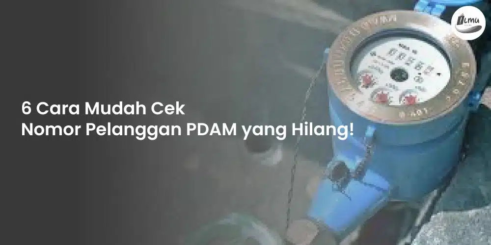 meteran air untuk cek nomer pelanggan PDAM